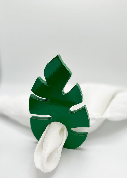 Leaf Napkin Ring Set of 4
