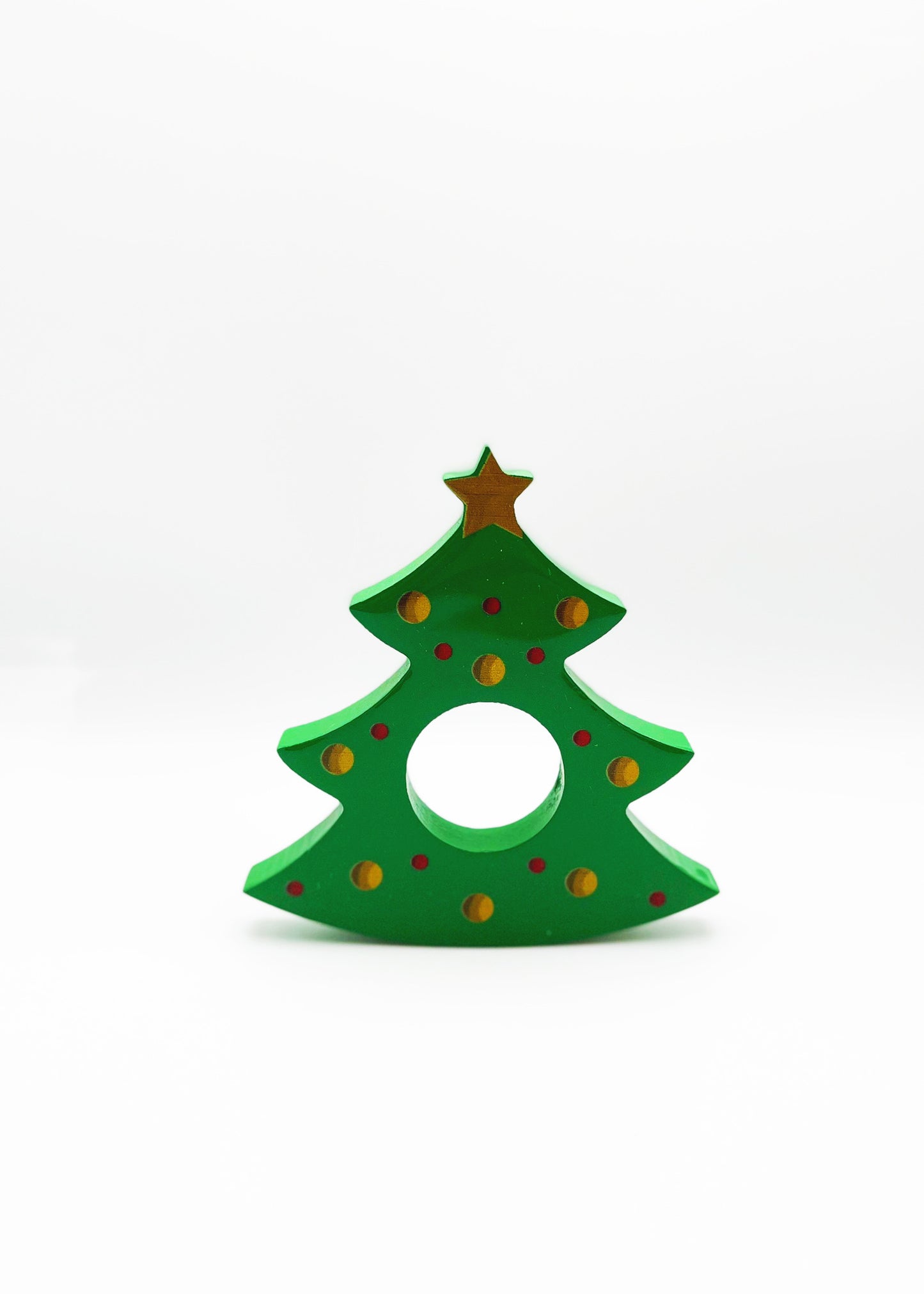 Christmas Tree Napkin Ring  Set of 4